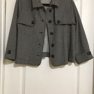 Blazer black and white